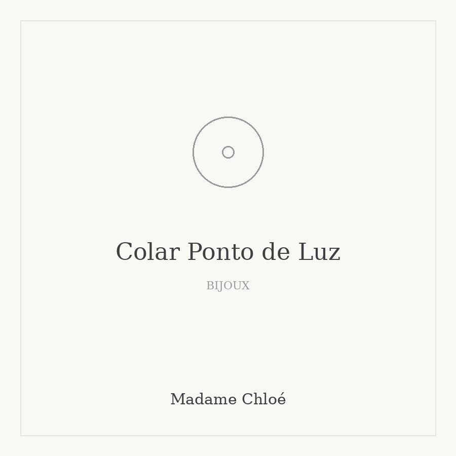Colar Ponto de Luz