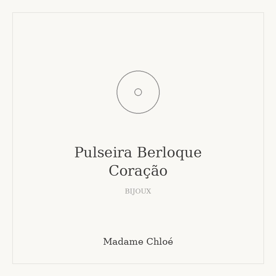 Pulseira Berloque Coração