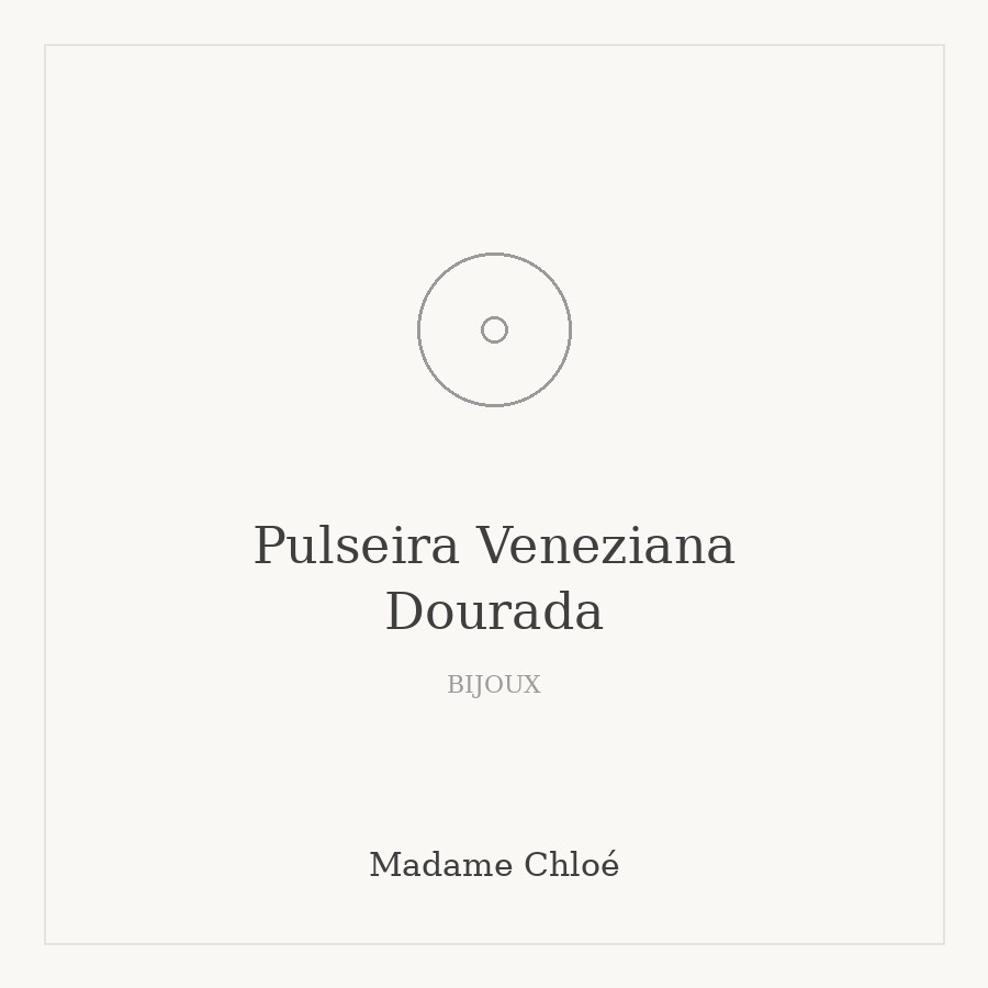 Pulseira Veneziana Dourada